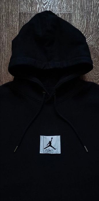 Чёрное мужское худи свитшот футболка Air Jordan размер XXL