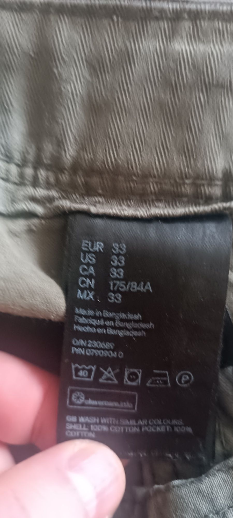 Świetne bojówki firmy H&M L.o.o.g. Rozmiar 33