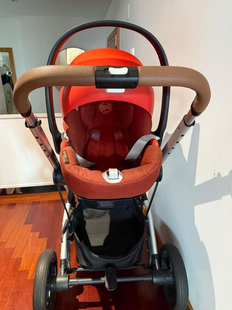 Carrinho passeio e ovo cybex -novos