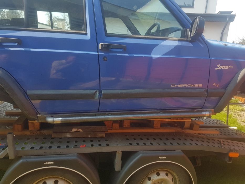 Progi stalowe jeep xj off road hi lift do wspawania