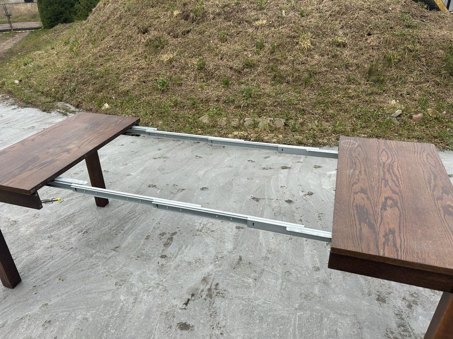 Stoł drewniany komplet