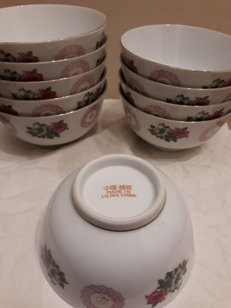 Chińska porcelana miseczki Liling China