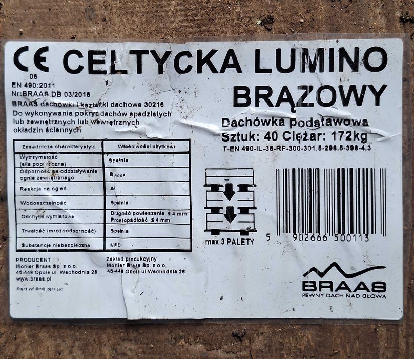 Dachówka Braas Brąz