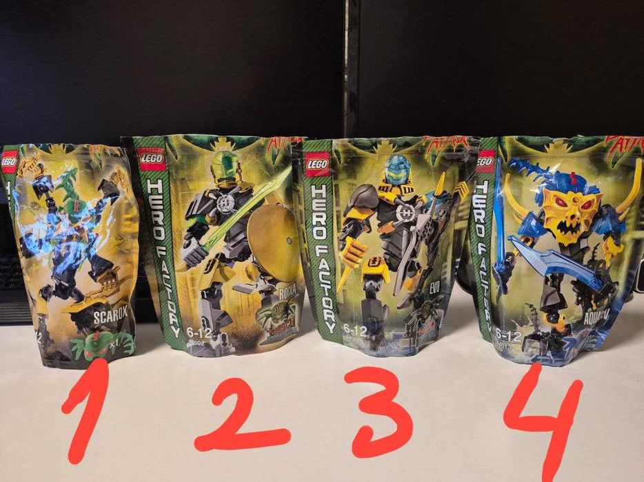 Повна Коллекція LEGO Hero Factory Brain Attack