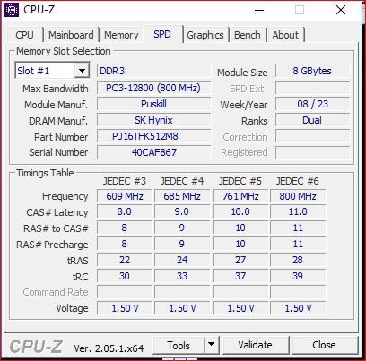 Оперативная память 8 Gb DDR3L 1600 1.35V SO-DIMM