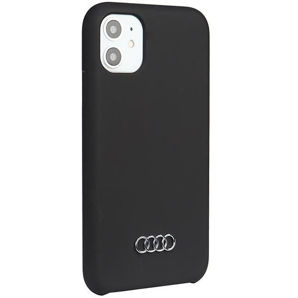 Etui Audi Silicone Case Na Iphone 11 / Xr - Czarne Au-Lsrip11-Q3/D1-Bk