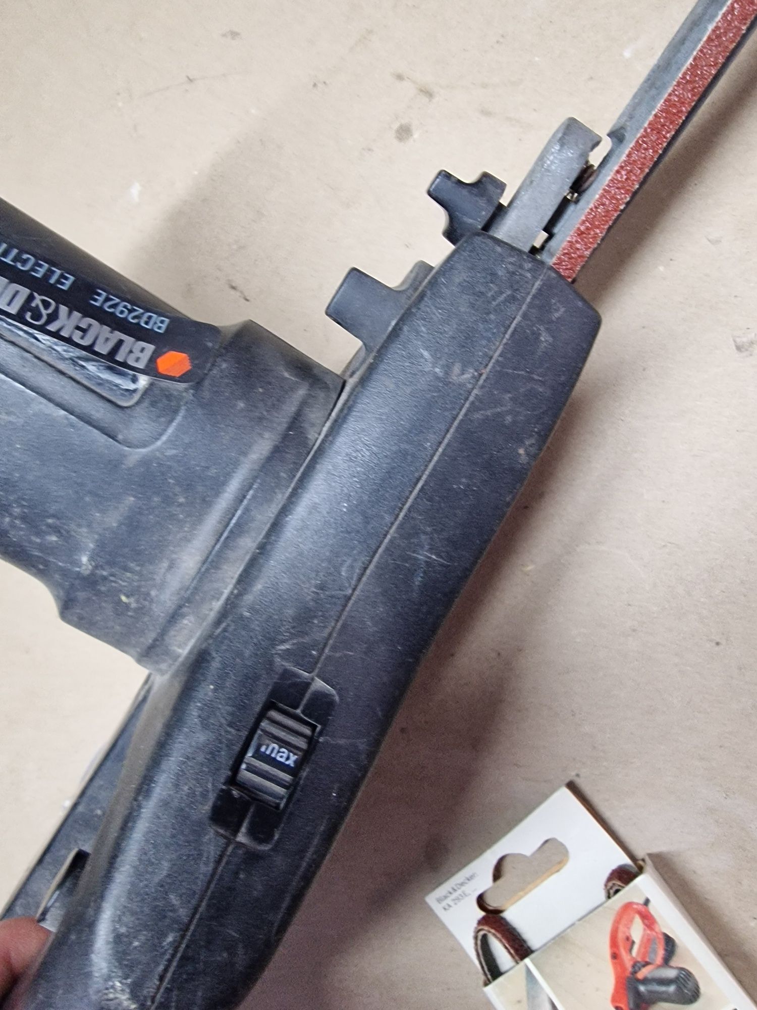 Black decker bd292e szlifierka taśmowa
