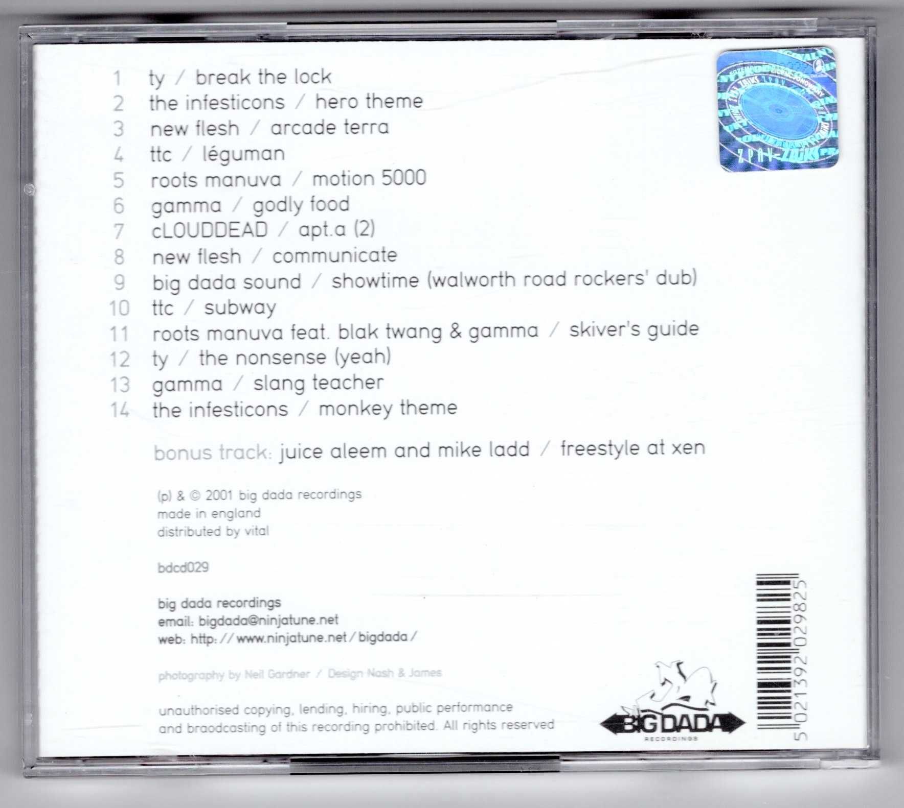 Sound01 (A Big Dada Sampler) (CD)