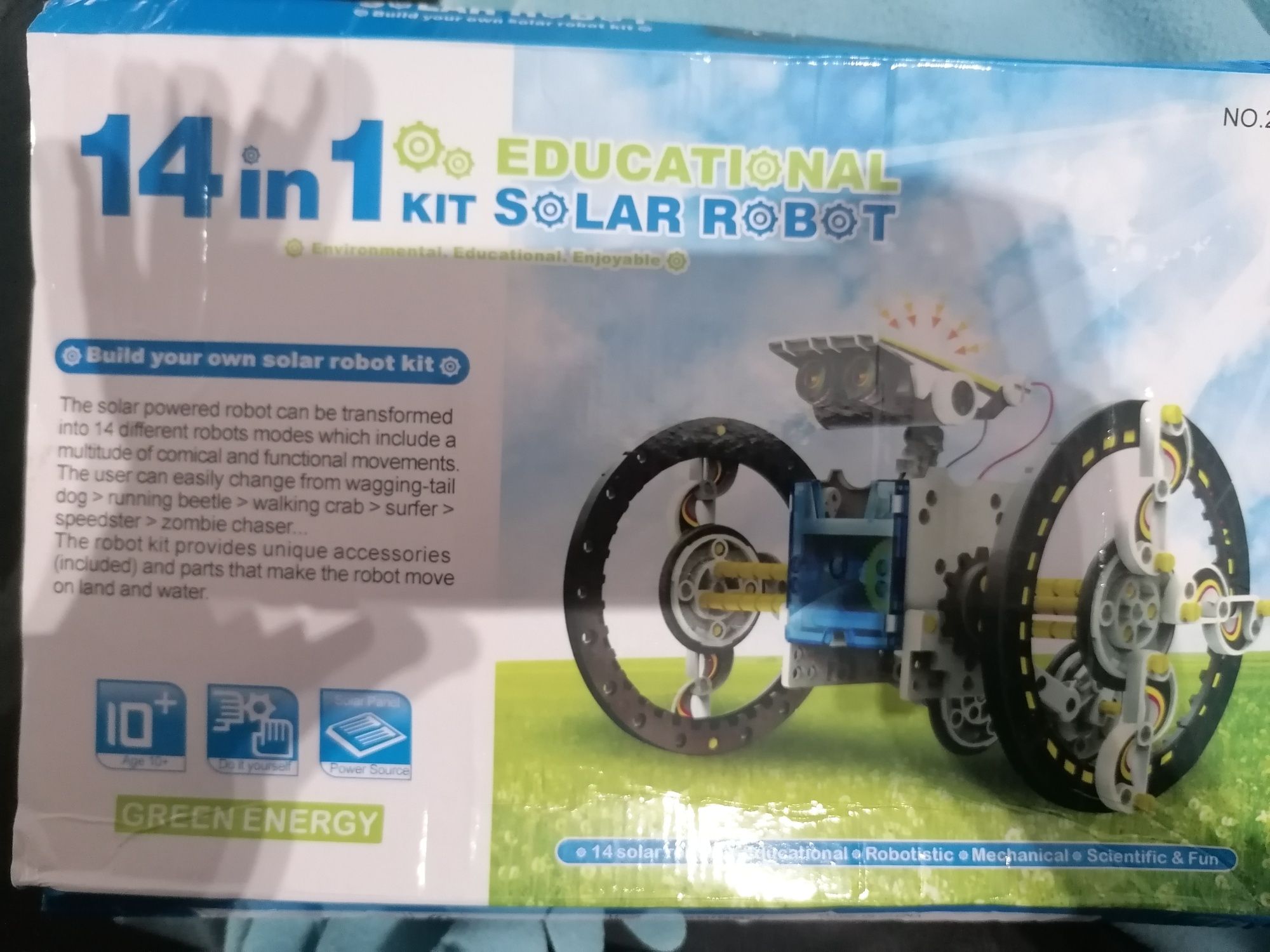 14 in 1 kit solar robot