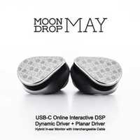 ⇒ Moondrop MAY - гибридные наушники с DSP и разъёмом Type-C (1DD+1PL)