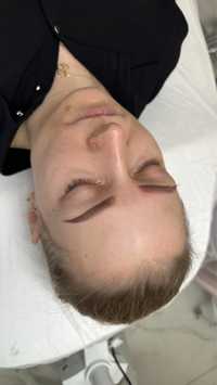 Makijaż permanentny brwi / laminacja brwi lub rzęs