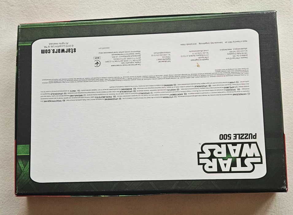 Puzzle Star Wars Gwiezdne Wojny klocki zabawka układanka 500