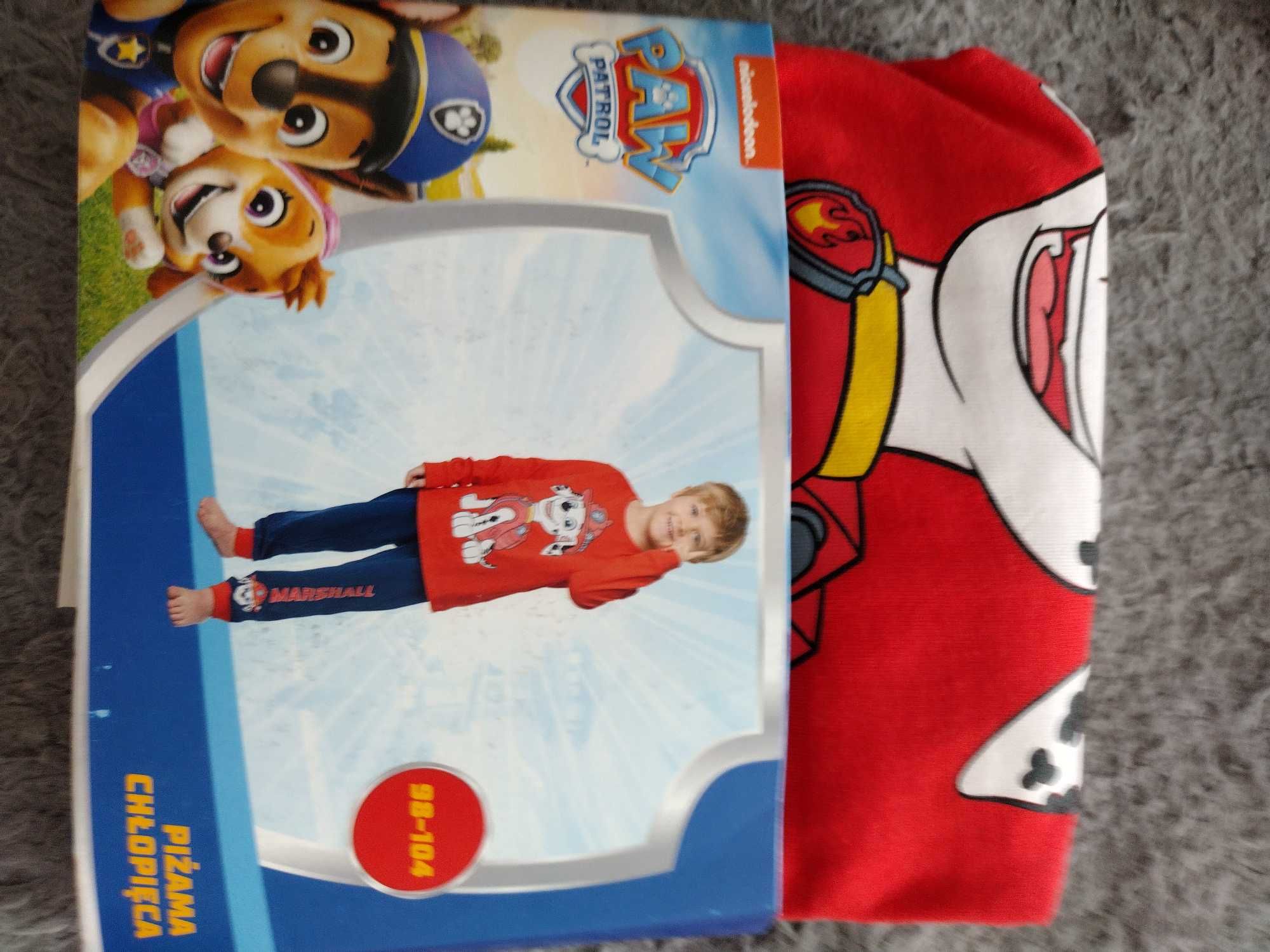 Piżama dwuczęściowa 98-104 dla chłopaka Marshall Paw patrol psi patrol