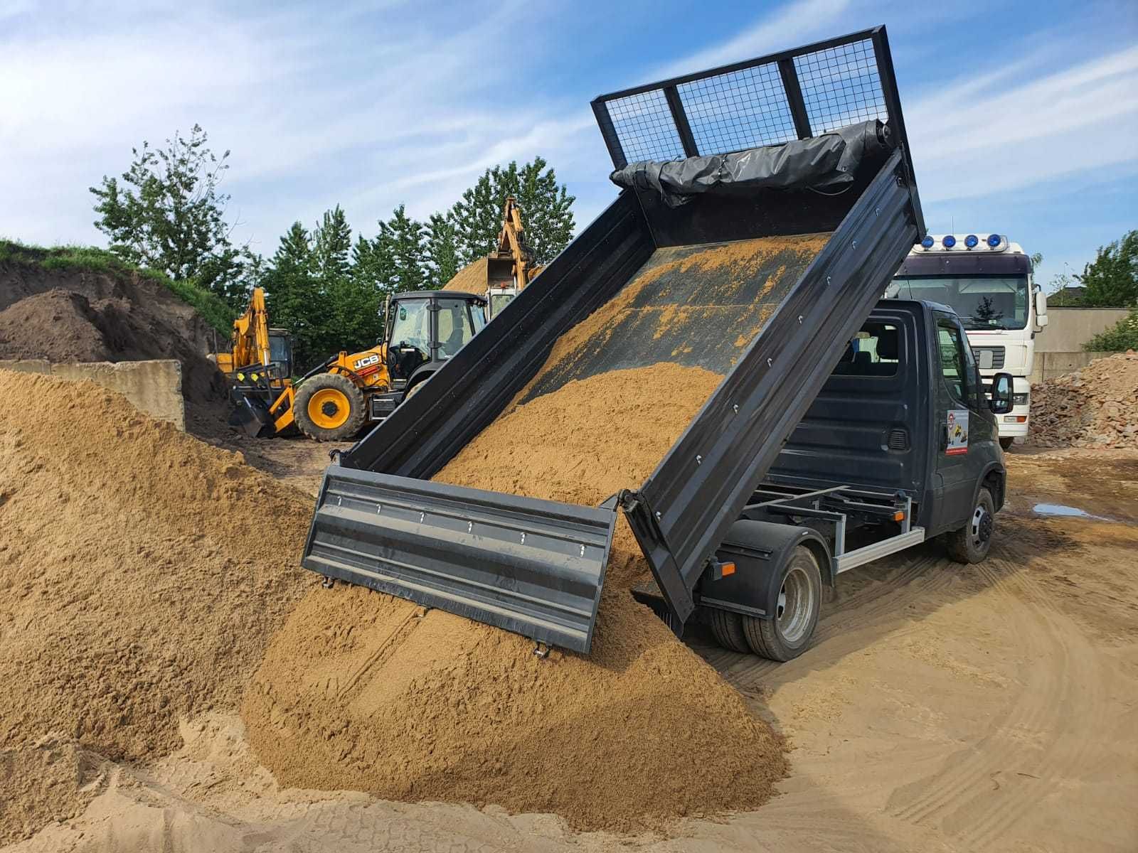 Sprzedam piasek płukany - do betonu - Transport