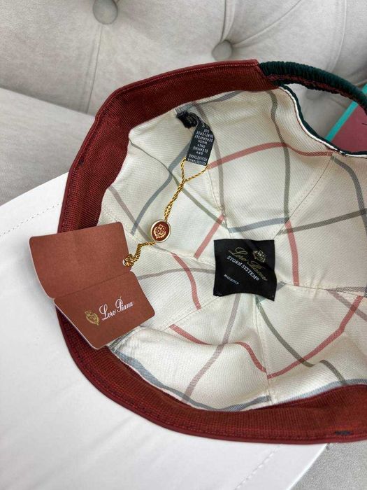Зеленая кепка Loro Piana кепка с вышивкой Лоро Пиана gu605