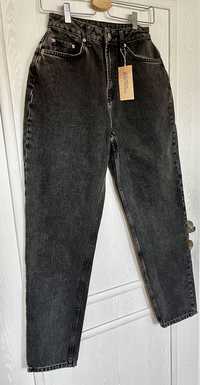 czarne mom jeansy rozmiar S Asos Nowe W26 L32