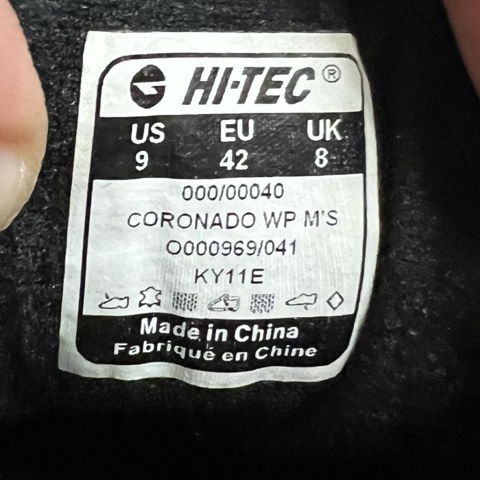 HI-TEC WaterProof оригінальні чоловічі трекінгові черевики хай тек gtx