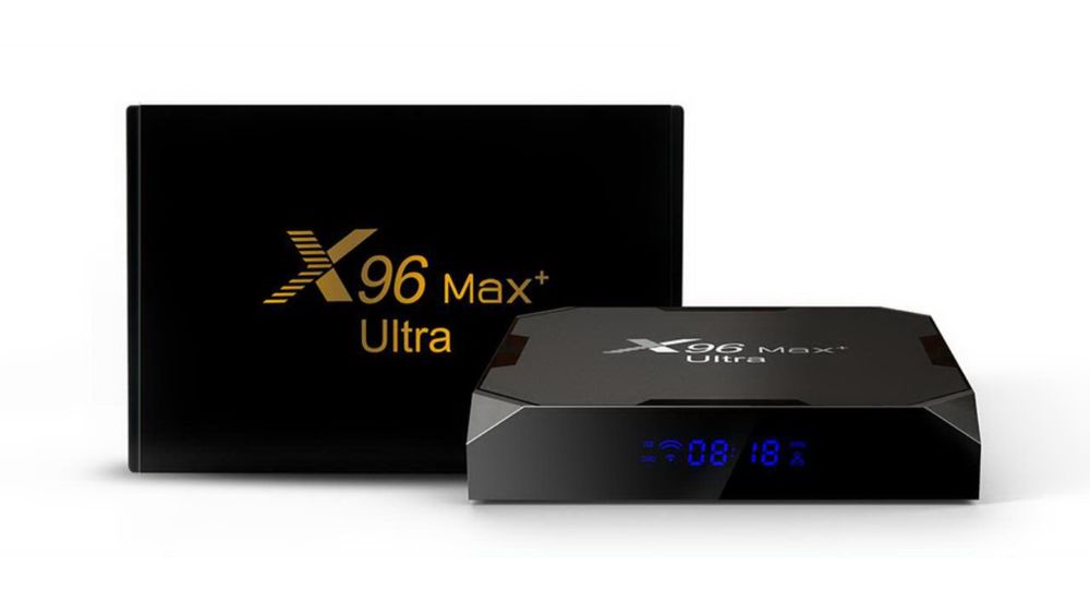 НАЛАШТОВАНА X96Max Plus Ultra 4gb/32гб Amlogic s905x4 Android 11 смарт