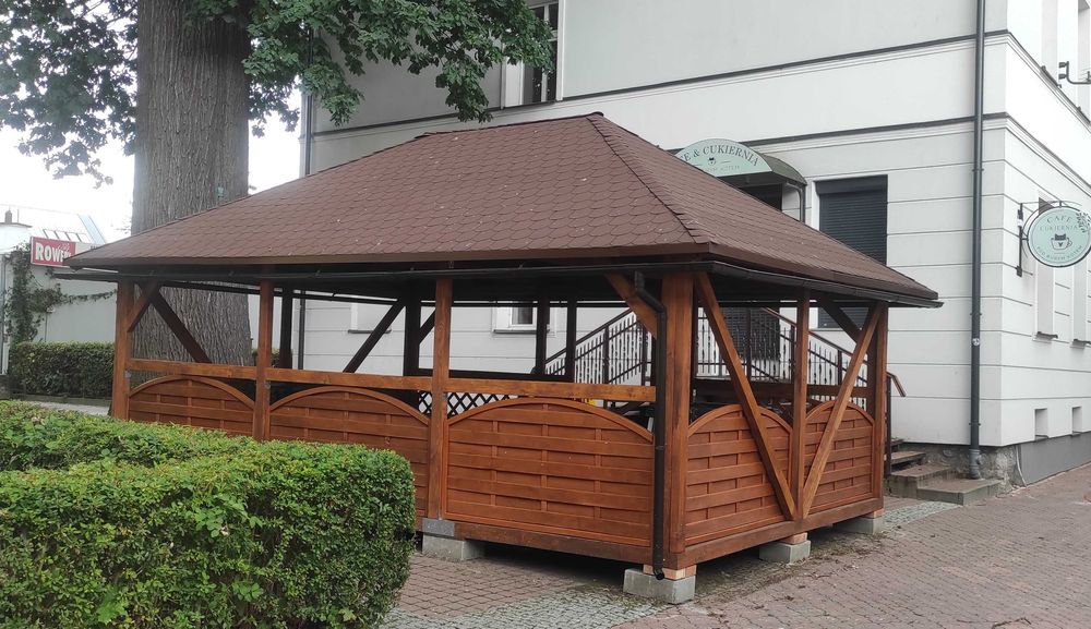 Wiata altana ogródek gastronomiczny