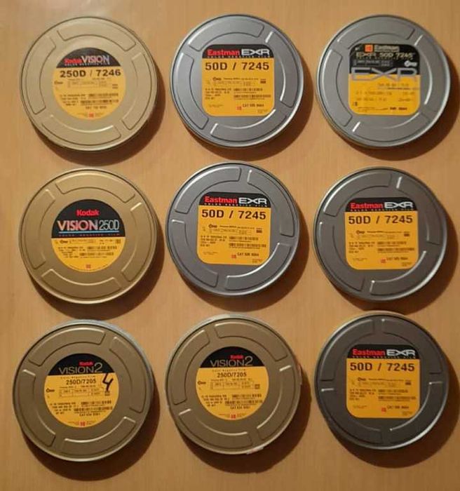 negatyw film 16mm puszka 122m Kodak