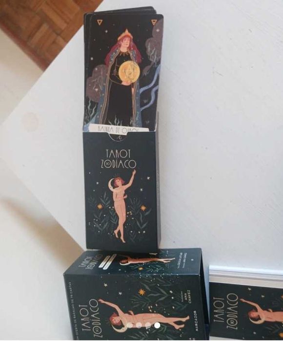 Tarot do Zodíaco Livro e Baralho Novo Nunca Usado