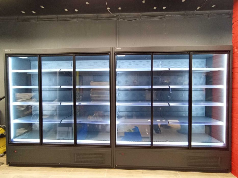 Морозильные лари. Холодильные витрины. Торговые стеллажи. Кассы ДСП