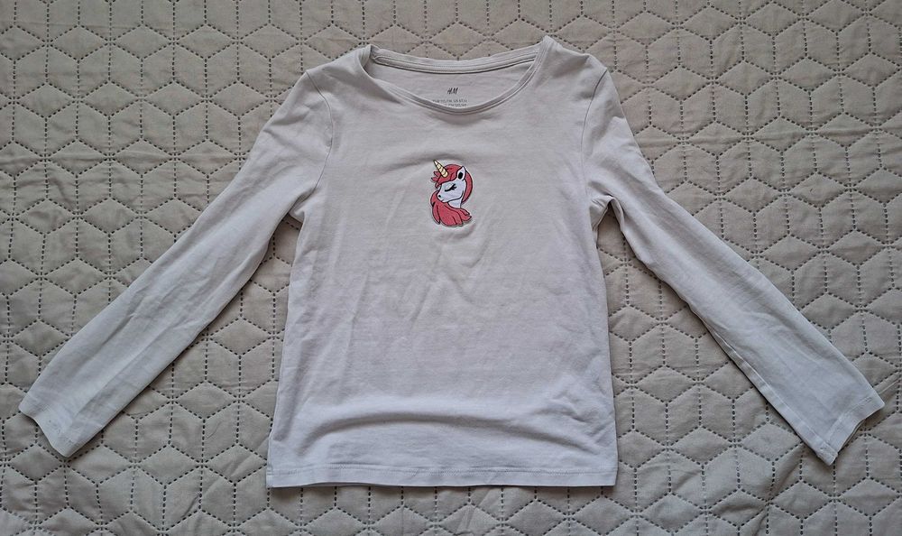 Bluzki H&M dziewczęce 110/116