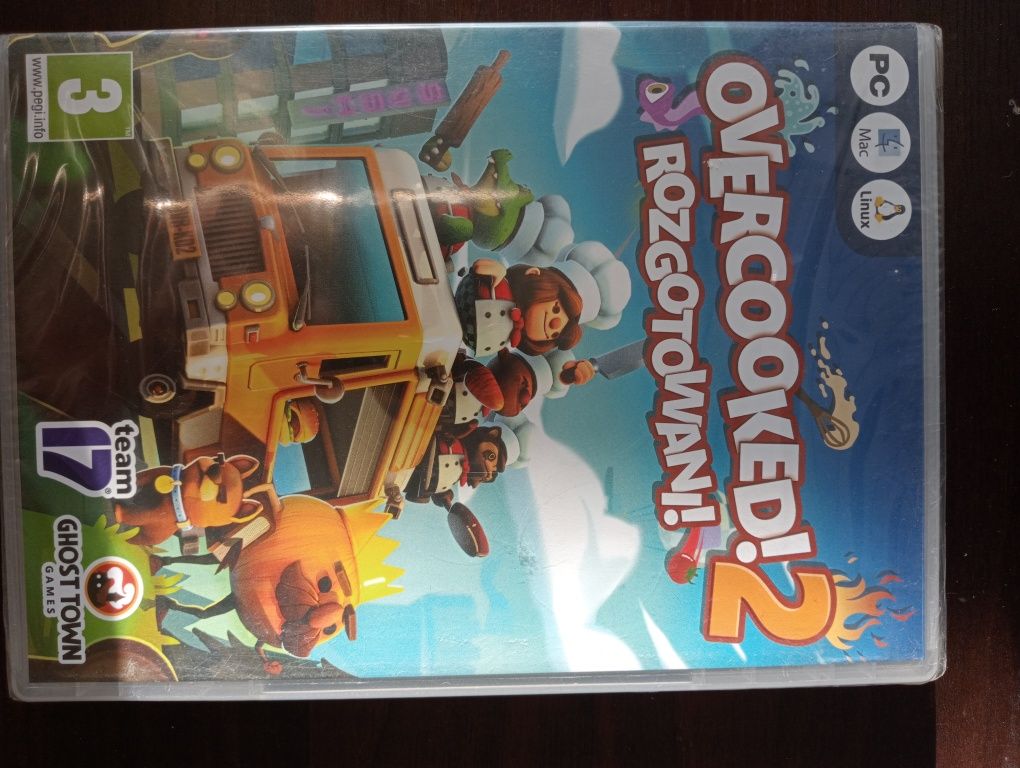 Gra overcooked 2 rozgotowani folia