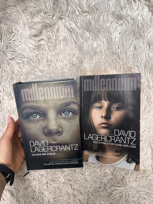 David lagercrantz zestaw ksiazek mężczyzna który gonił, co nas nie zab