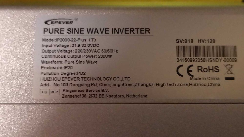 Przetwornica 24V czysty sinus Epever