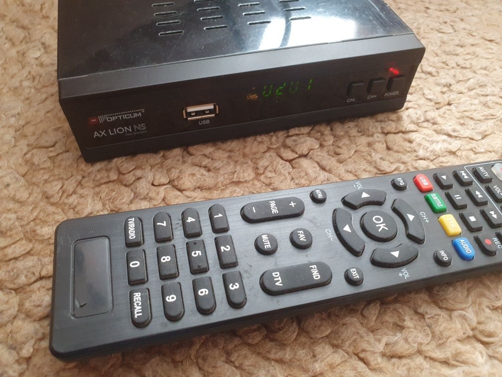 Dekoder Opticum - nowy sygnał dvb t2  hevc