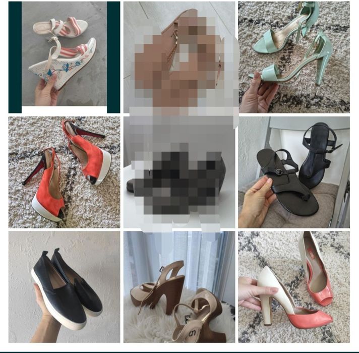 Босоніжки жіночі 37 36 38 39 туфлі на платформі сірі чорні сліпони