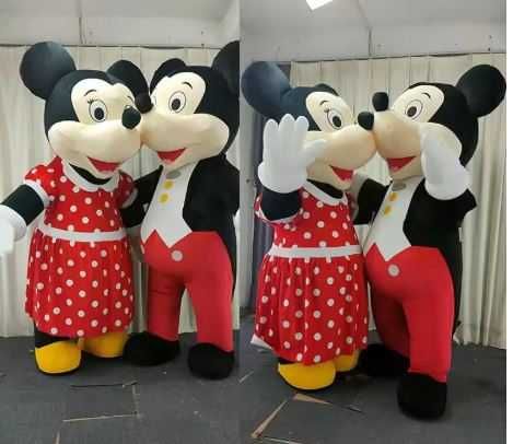 Nadmuchiwany kostium Mickey lub Misia  na  imprezy wysokość 260 cm.
