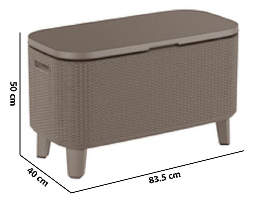 Стіл-бар Keter Bevy Bar (Large Cool Bar) капучіно 246856 Розпродаж