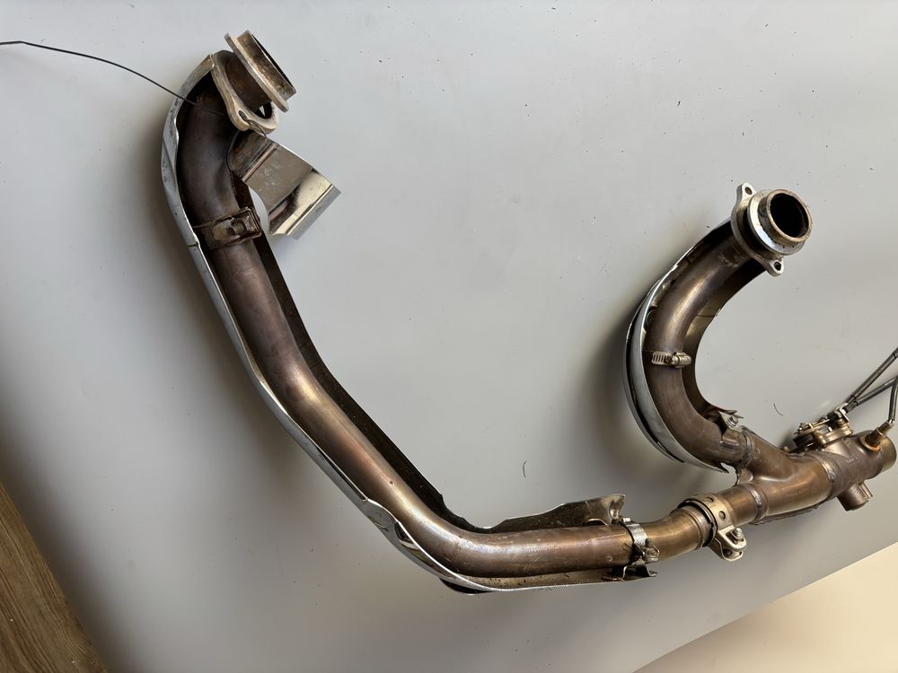 Wydech Kolanko Wydechowe Tłumik Przepustnica Wydechu YAMAHA RAIDER