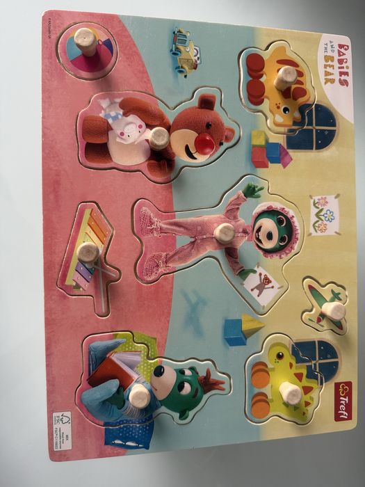 Zestaw Drewnianych puzzli