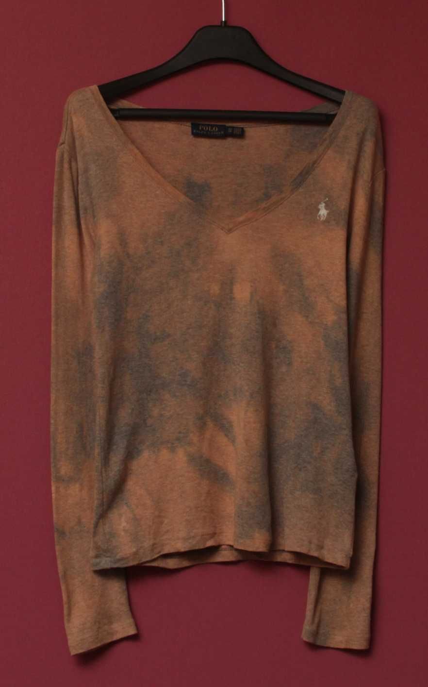 Polo Ralph Lauren рр S-M (XS бирка) свитер свежие коллекции Bleach Dye