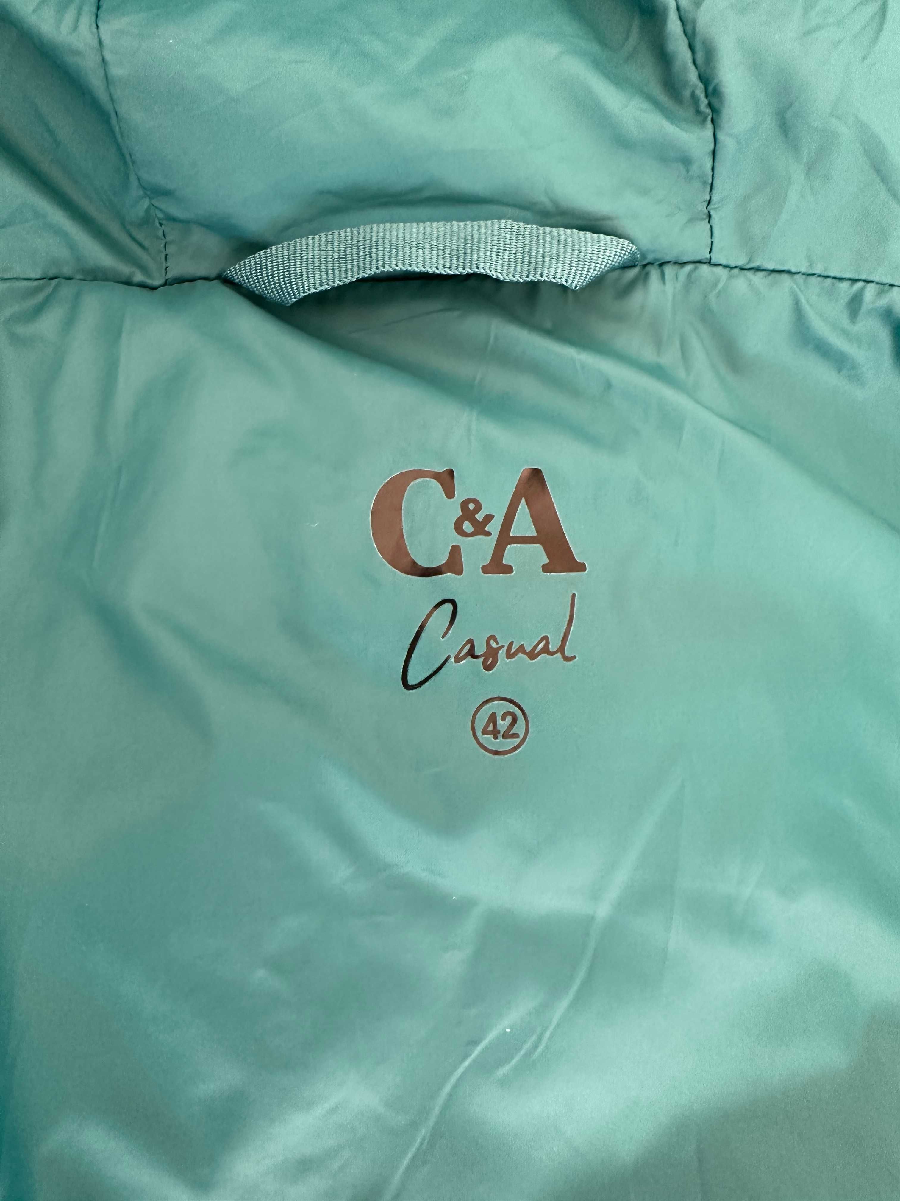 Зимнее пальто пуховик C&A, р.42 Новое с бирками оригинал