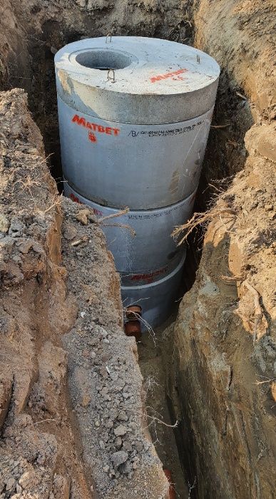 Usługi koparko-ładowarkąPzyłącza wody i przyłacza kanalizacji