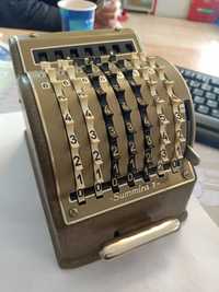 Stary kalkulator metalowy summira 7