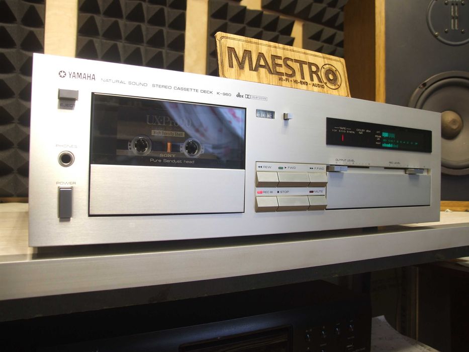 Касетна дека Yamaha K-960. JAPAN. dbx. 8 кг. Супер стан. Без передплат