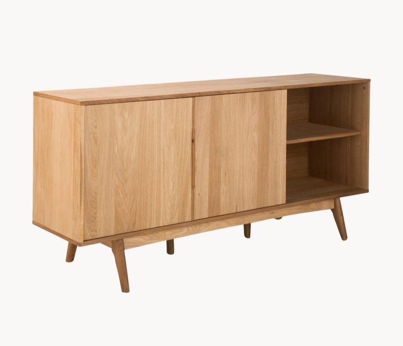 Komoda z fornirem z drewna dębowego Bettina Westwing Collection