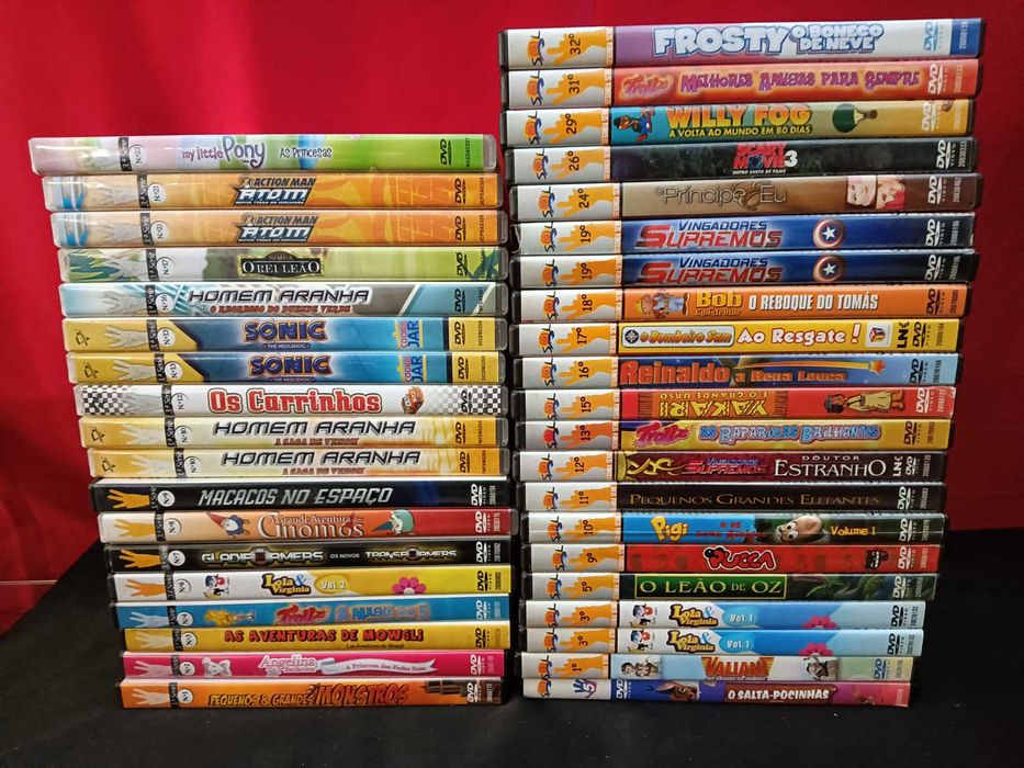Filmes DVD coleção Sol 42 unidades