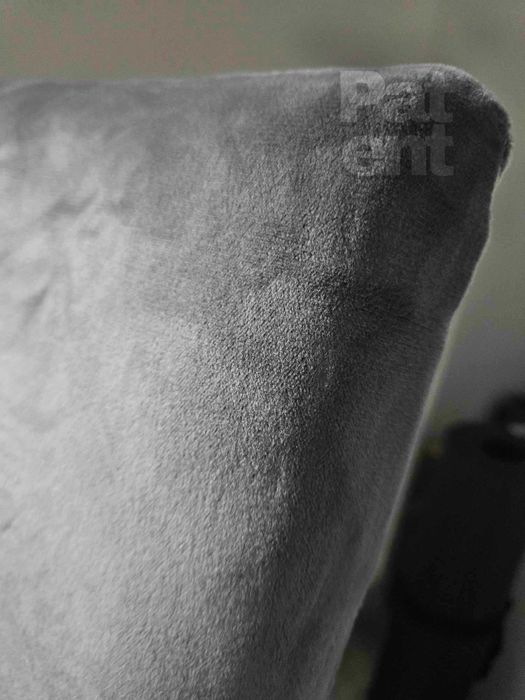 Pokrowce na krzesła miękkie welurowe komplet szare 4 sztuki