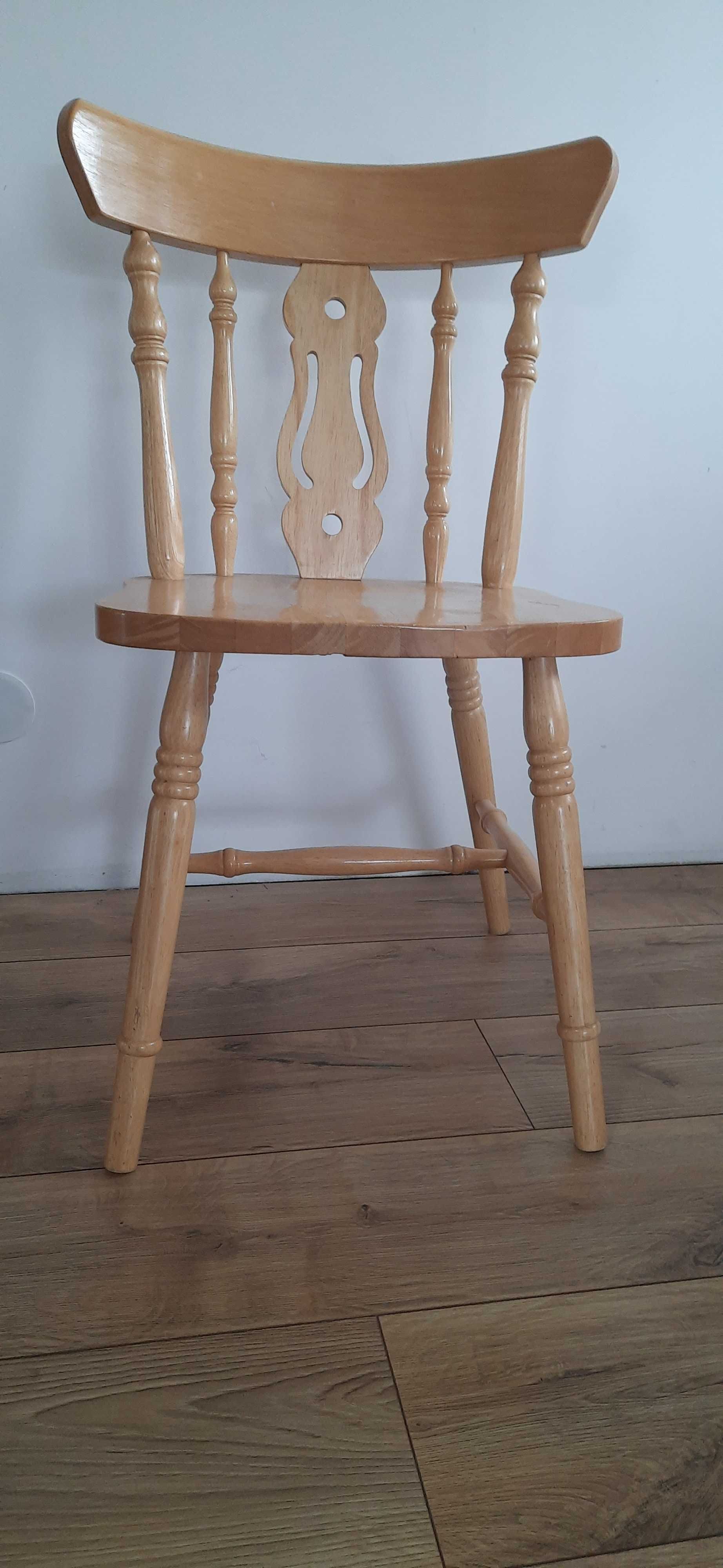 Dębowe Drewniane krzeslo