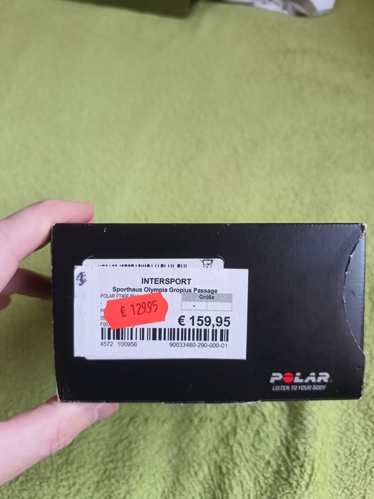 Zegarek pulsometr Polar Ft 40 pudełko nadajnik z paskiem instrukcja