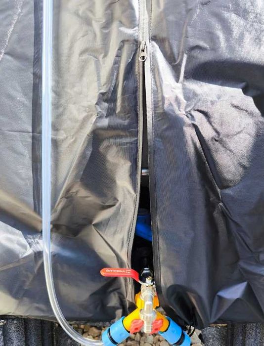 Pokrowiec Całoroczny na zbiornik MAUZER IBC 1000L Oxford wodoodporny