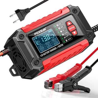 Cyfrowy Tester do Akumulatorów 12V 24V FOXSUR FBT-300, 200 3Ah - 400Ah