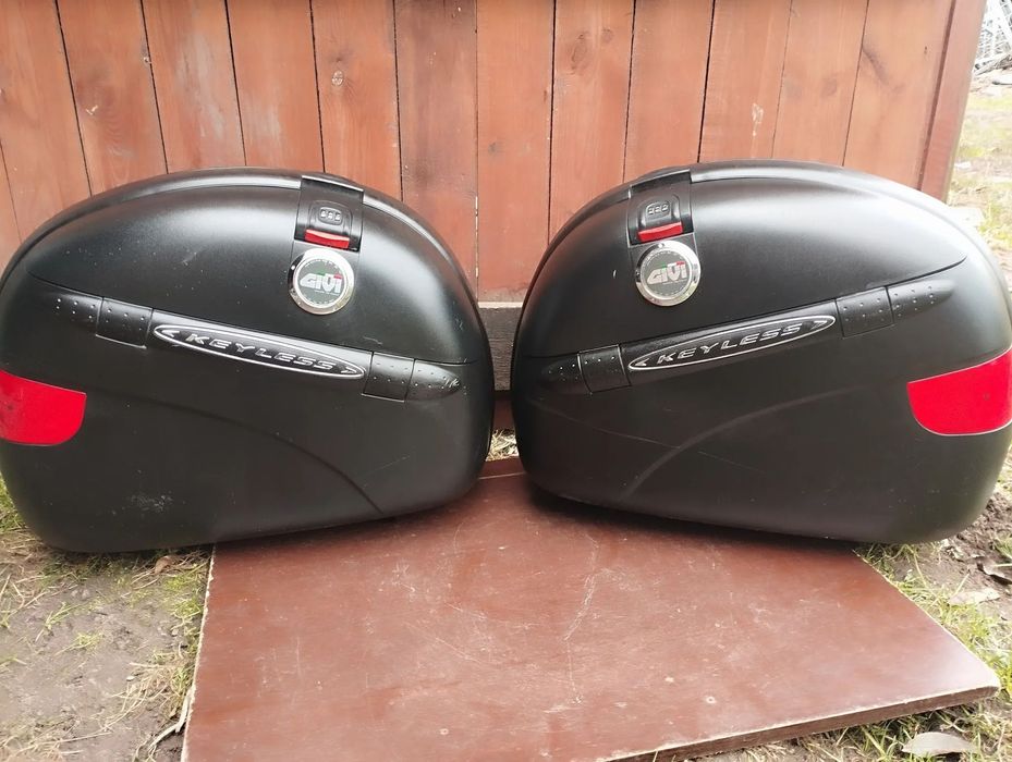 kufry boczne GIVI Keyless E41 Monokey Honda Yamaha Suzuki Kawasaki