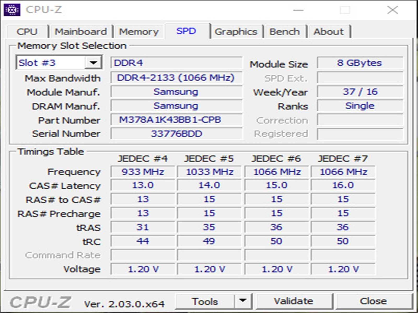 DDR4 8GB Samsung 2133P -Komputer